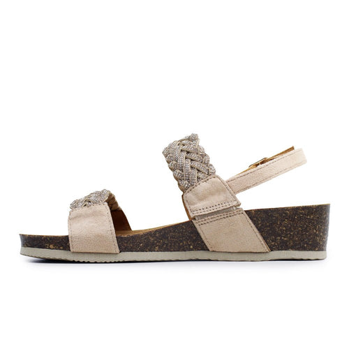 Scholl Sandaler Dam Ostuni Beige