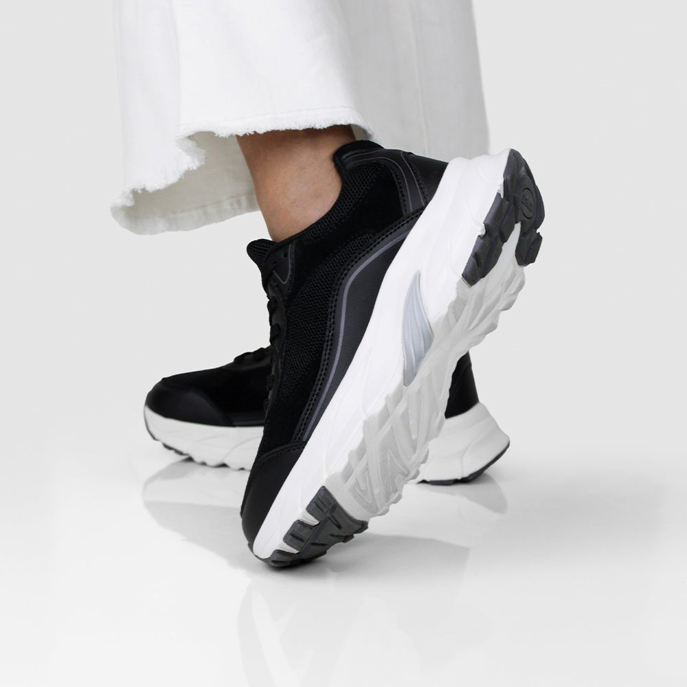 Minfot Sneaker Joy Mesh Mocka Svart Vit