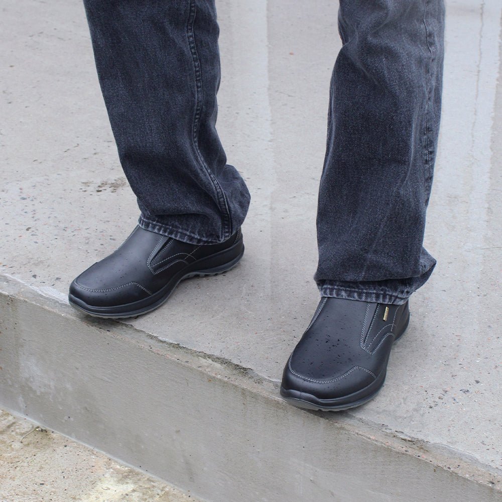 Minfot Rex Loafer Herr Vattenavvisande TEX Skinn Svart