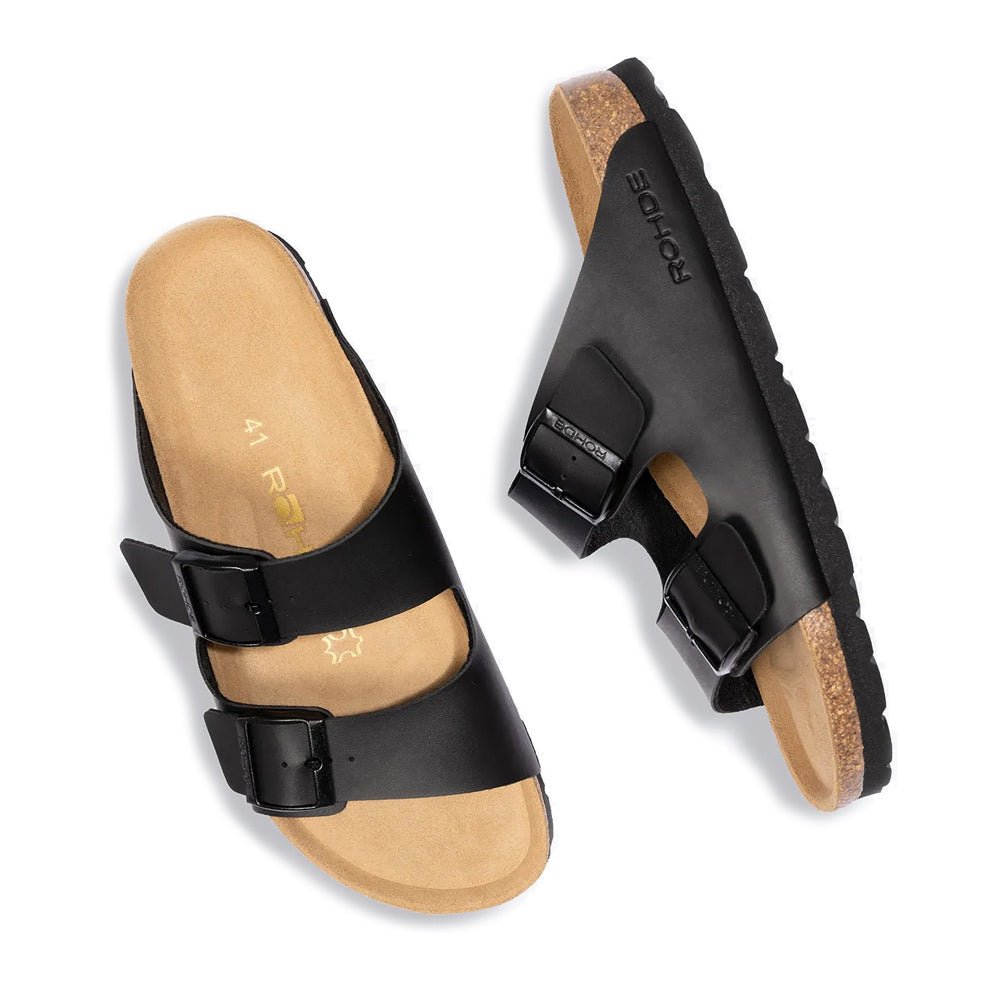 Rohde Sandaler Herr Birkoflor Svart