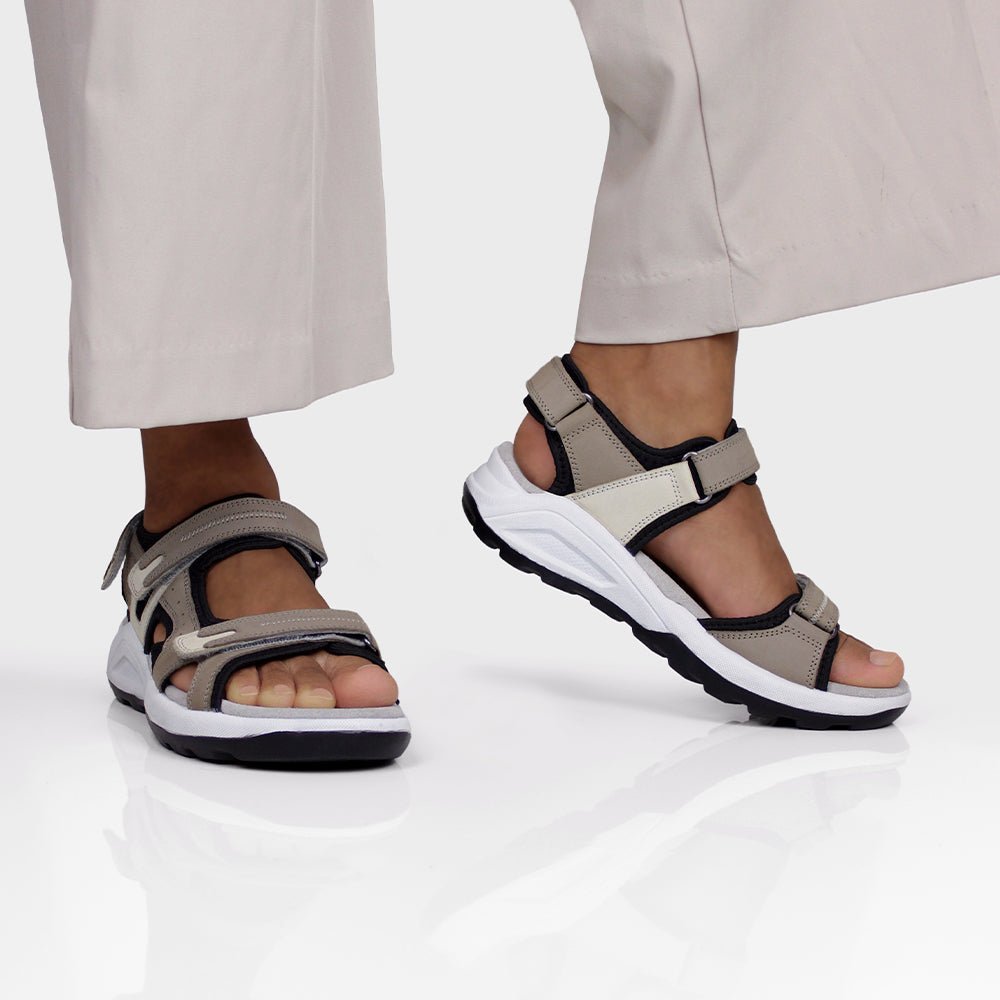 Minfot Nyhamn Sandaler Dam Brown Beige