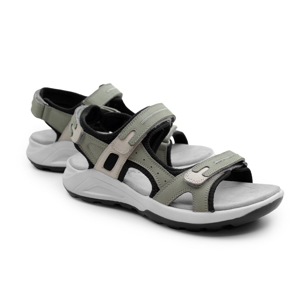 Minfot Nyhamn Sandaler Dam Green Beige