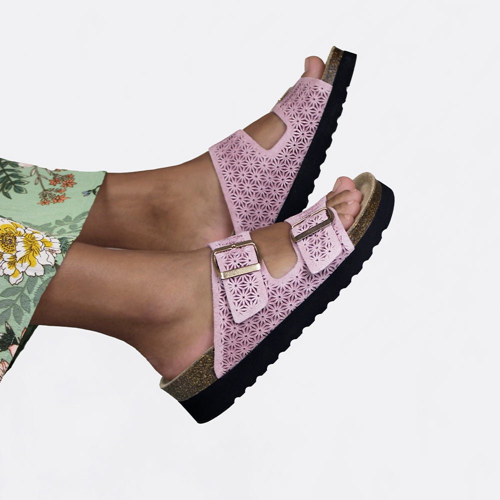 Minfot Daisy Sandaler Dam Mocka Rosa