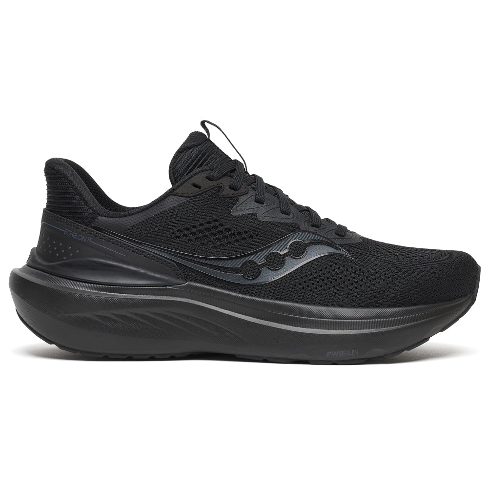 Saucony Echelon 11 Löparskor Dam Bred Triple Black