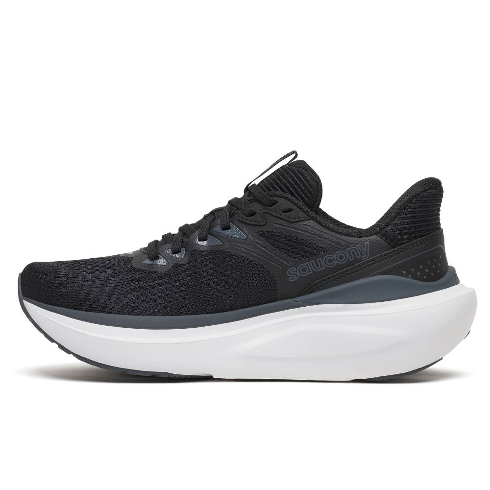Saucony Echelon 11 Löparskor Dam Extra Bred Black White