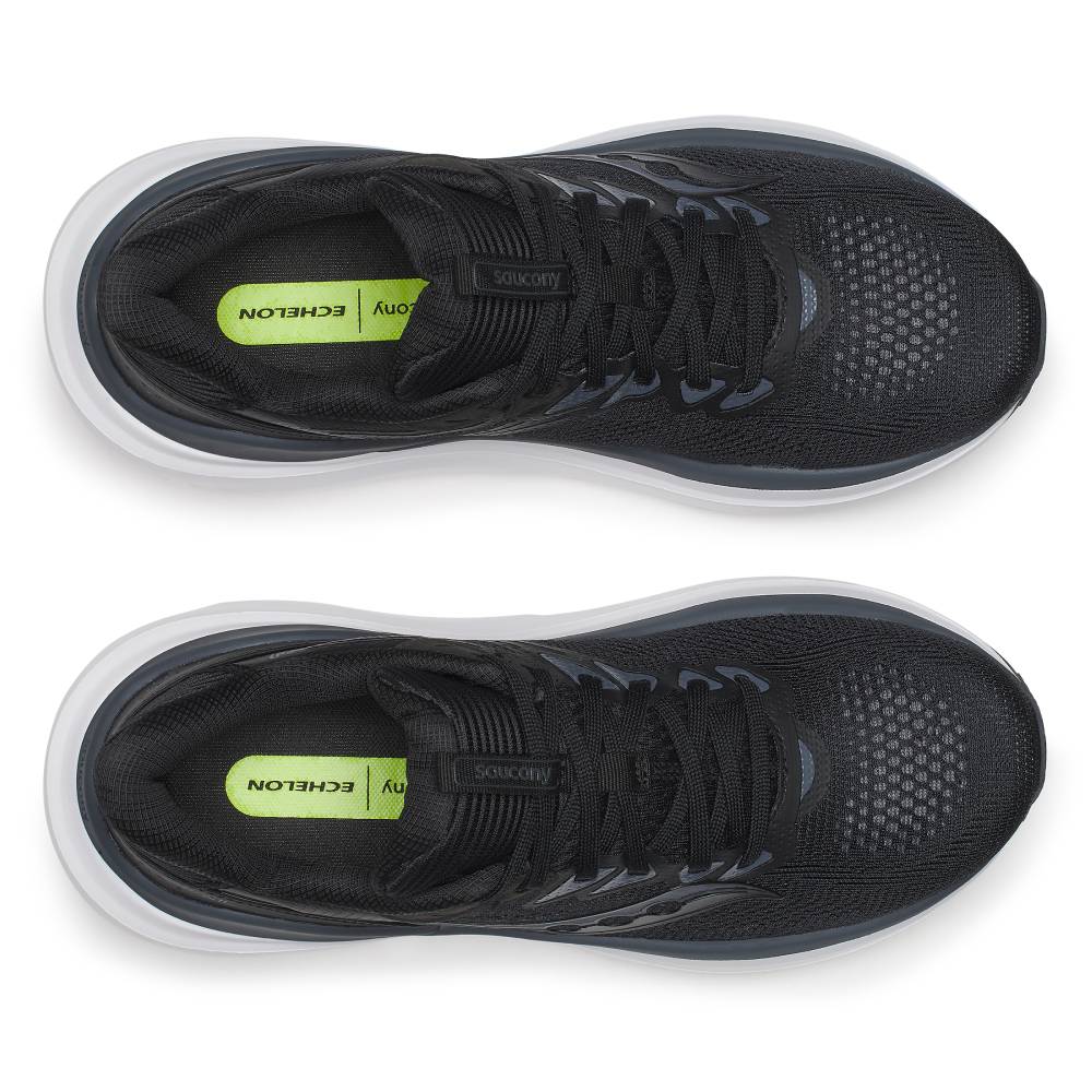 Saucony Echelon 11 Löparskor Dam Extra Bred Black White