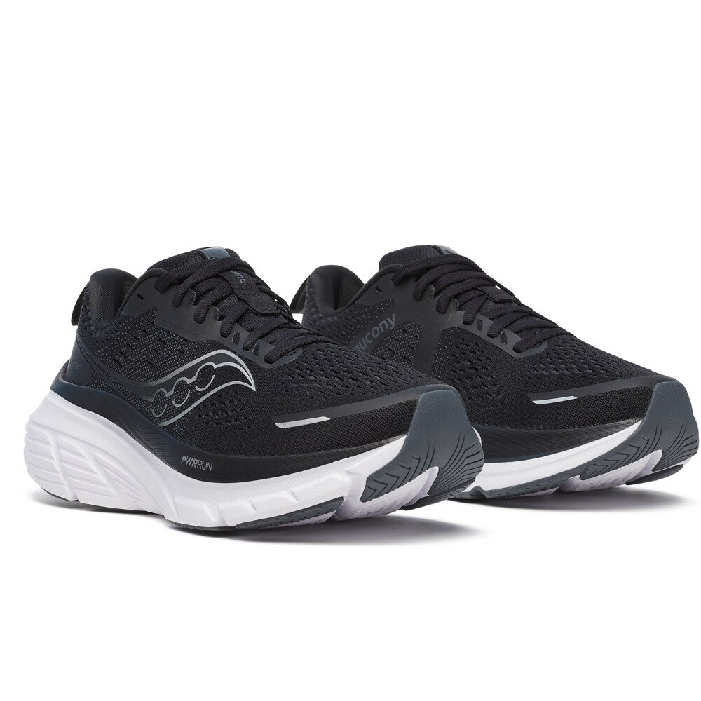 Saucony Guide 18 Löparskor Dam Bred Svart Vit