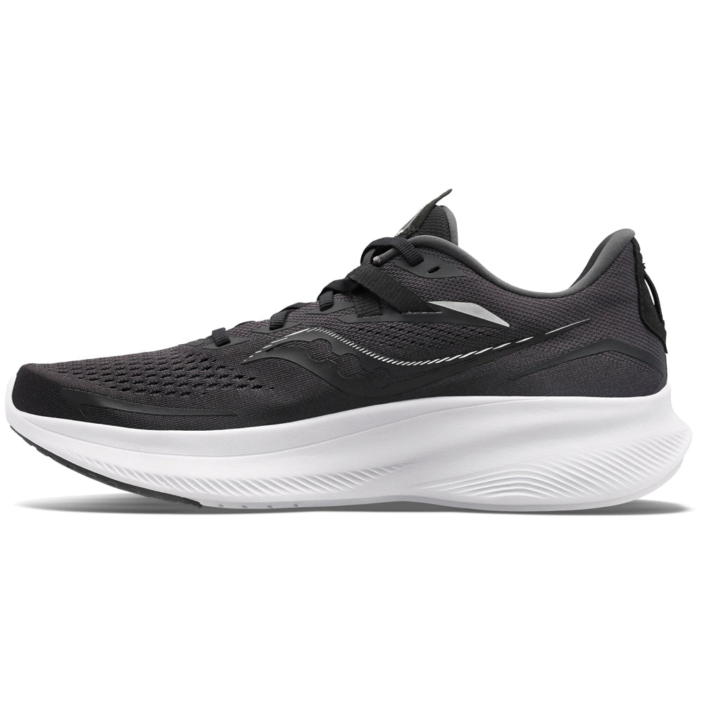 Saucony Ride 15 Löparskor Herr Svart Vit