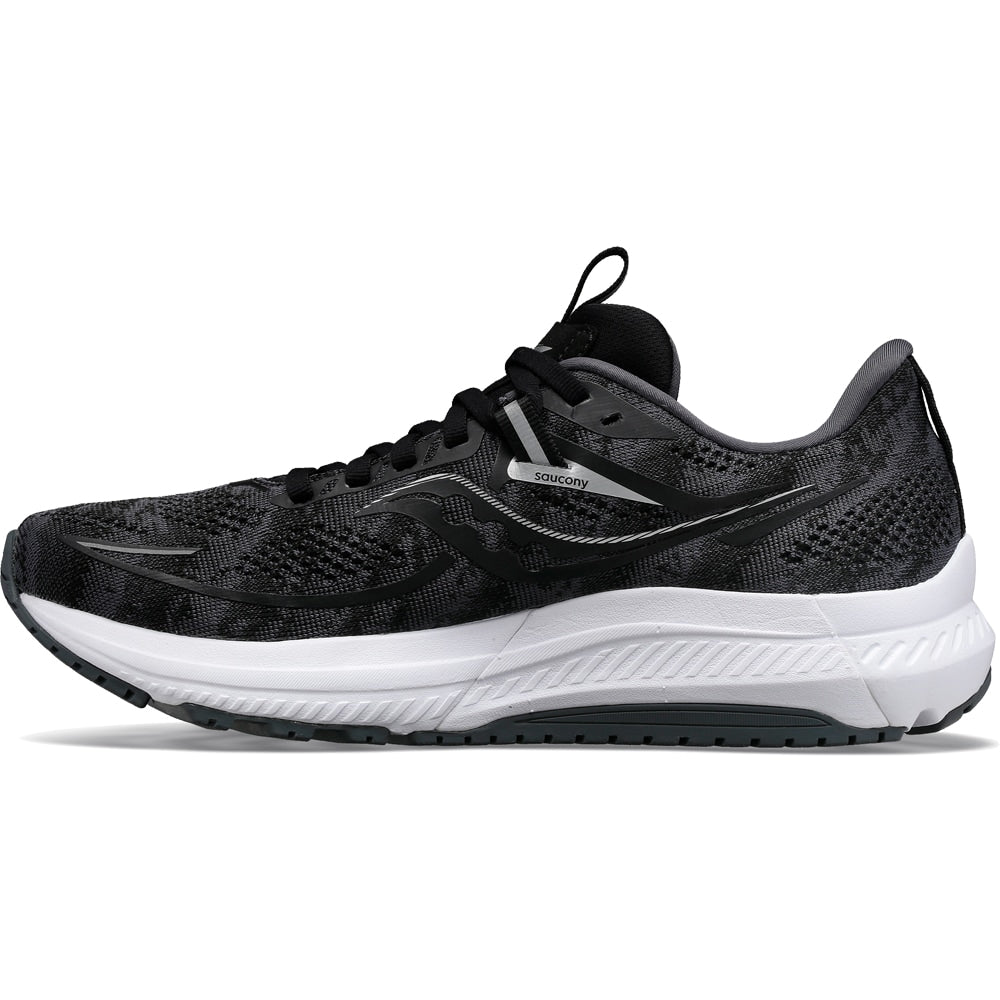 Saucony Omni 21 Löparskor Dam Bred Svart Vit
