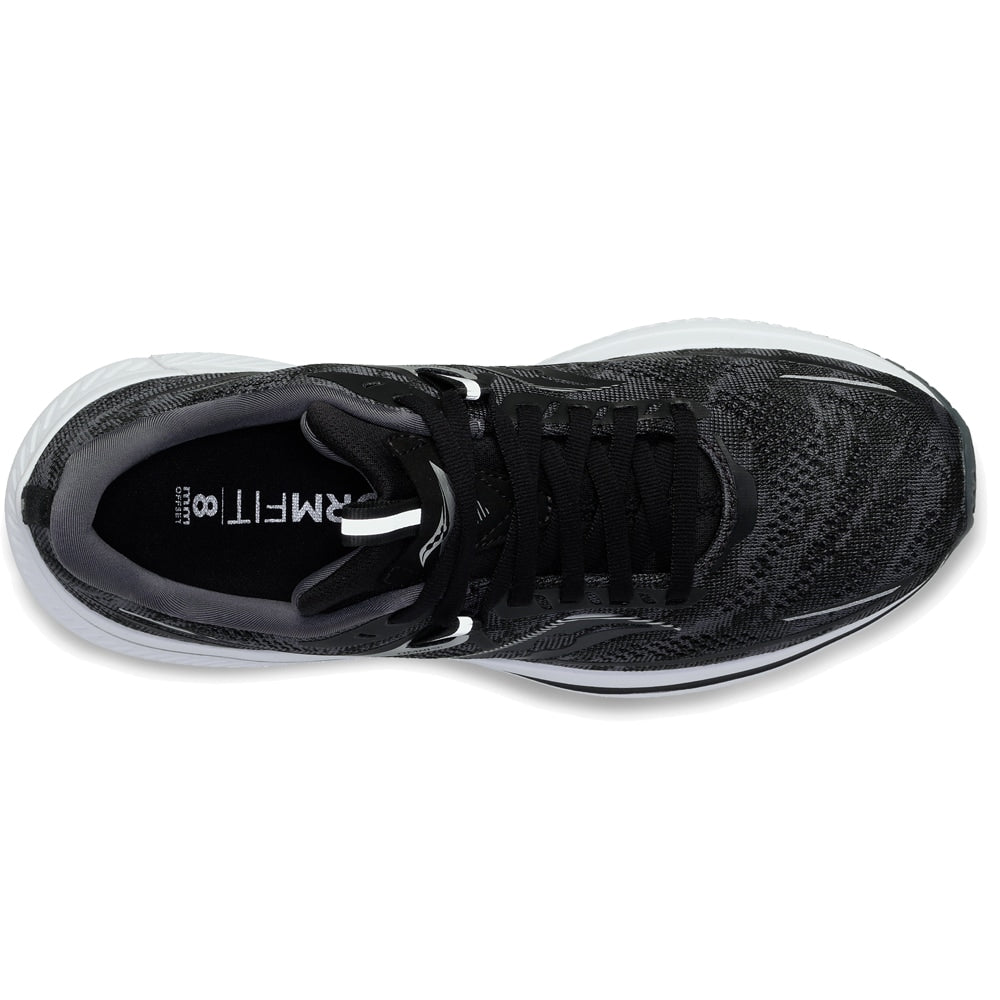 Saucony Omni 21 Löparskor Dam Bred Svart Vit