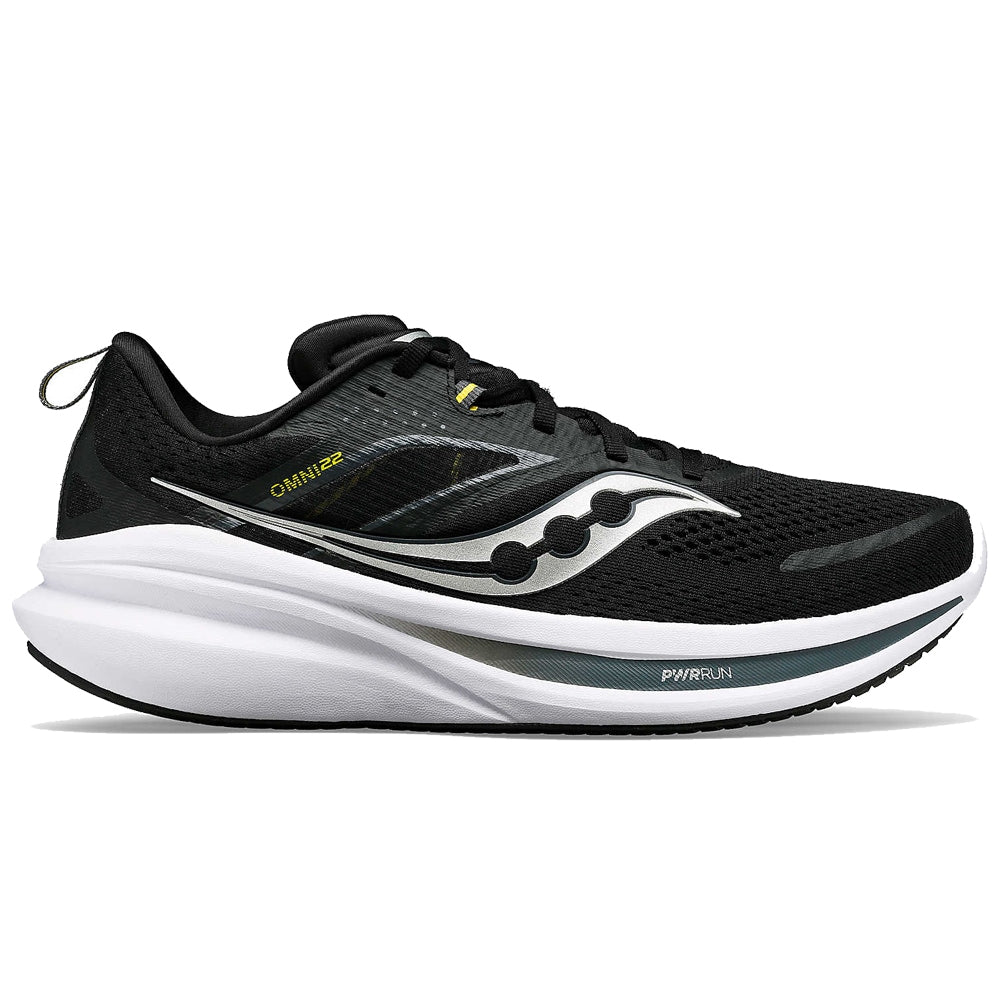Saucony Omni 22 Löparskor Herr Bred Svart Vit
