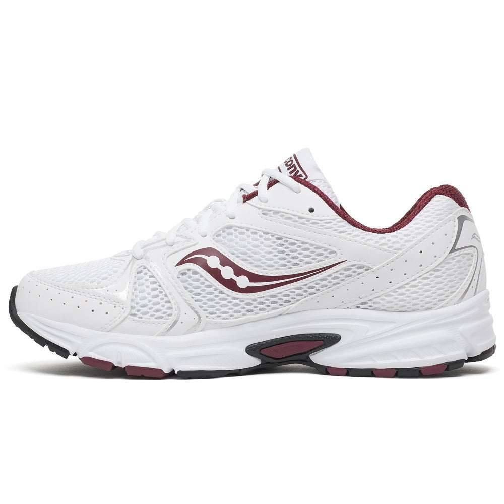 Saucony Ride Millennium Walkingskor Unisex White Maroon