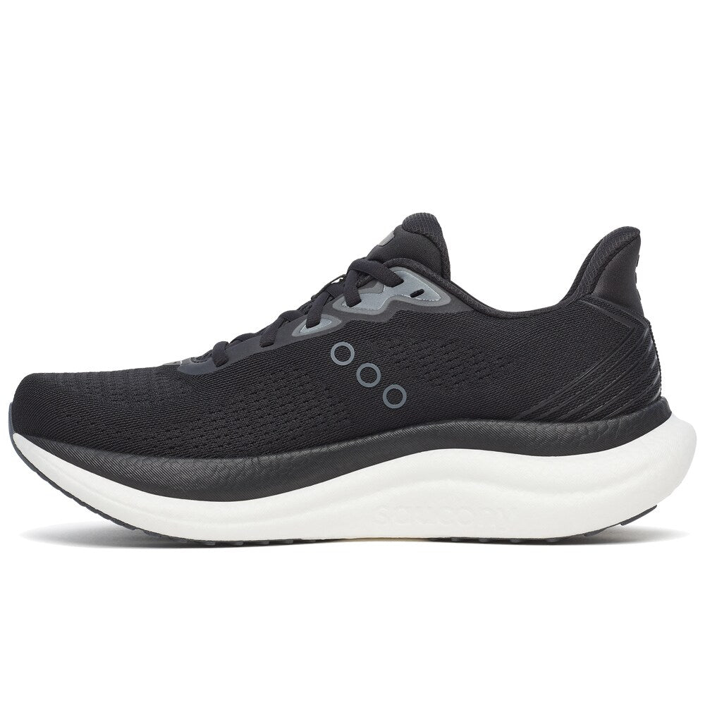 Saucony Triumph 23 Löparskor Dam Bred Svart Vit