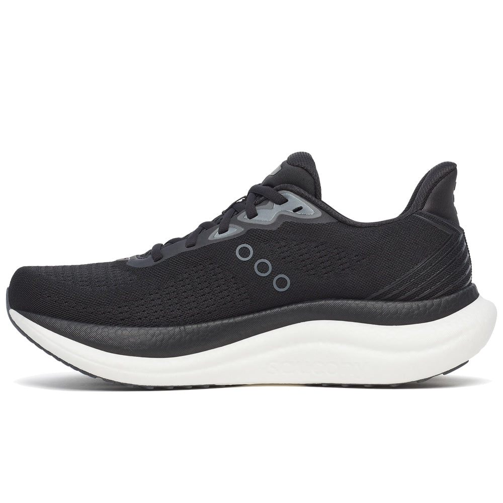 Saucony Triumph 23 Löparskor Herr Bred Svart Vit