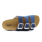 Scholl Sandaler Rio Bioprint AD Dam Mocka Navy