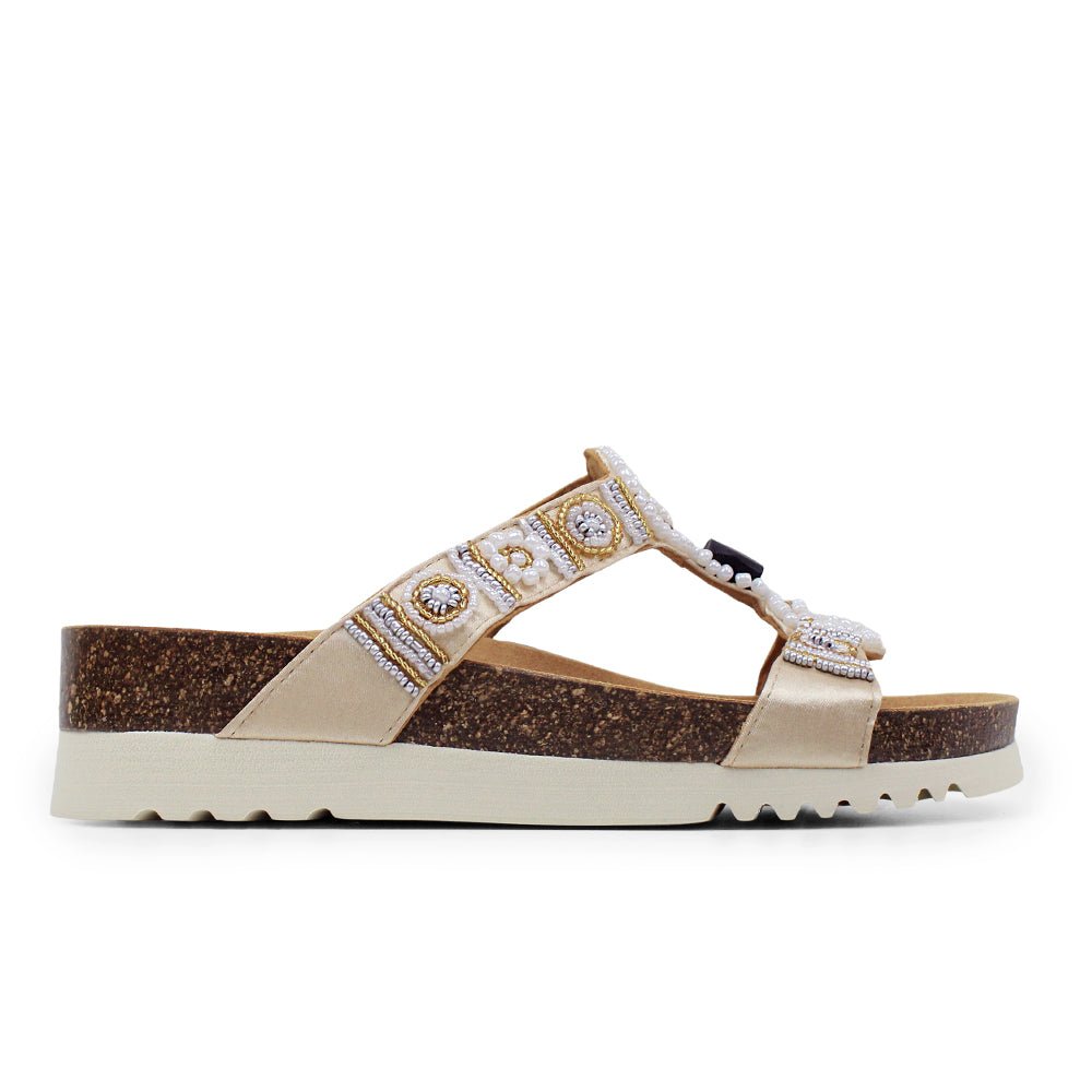 Scholl Sandaler New Bogota Bioprint Dam Gold