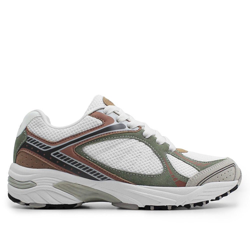 Scholl Skor Biomechanics New Sprinter Dam Offwhite Khaki