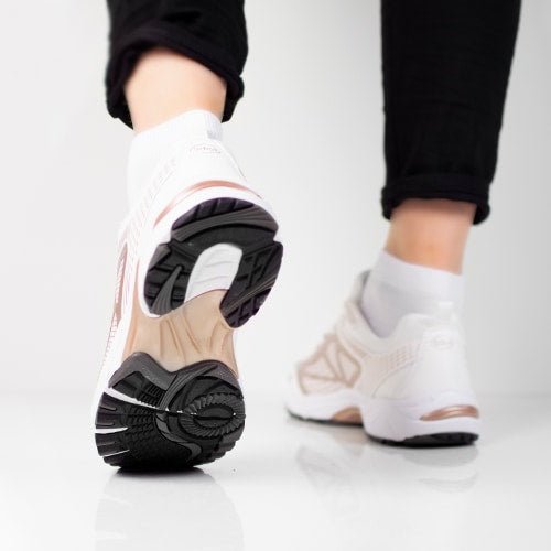 Scholl Skor Biomechanics Sprinter Net Dam White Gold