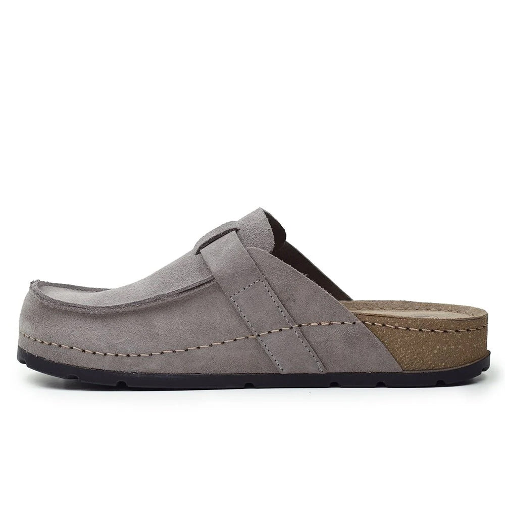 Scholl Tofflor Bora Moccasin Dam Mocka Grå