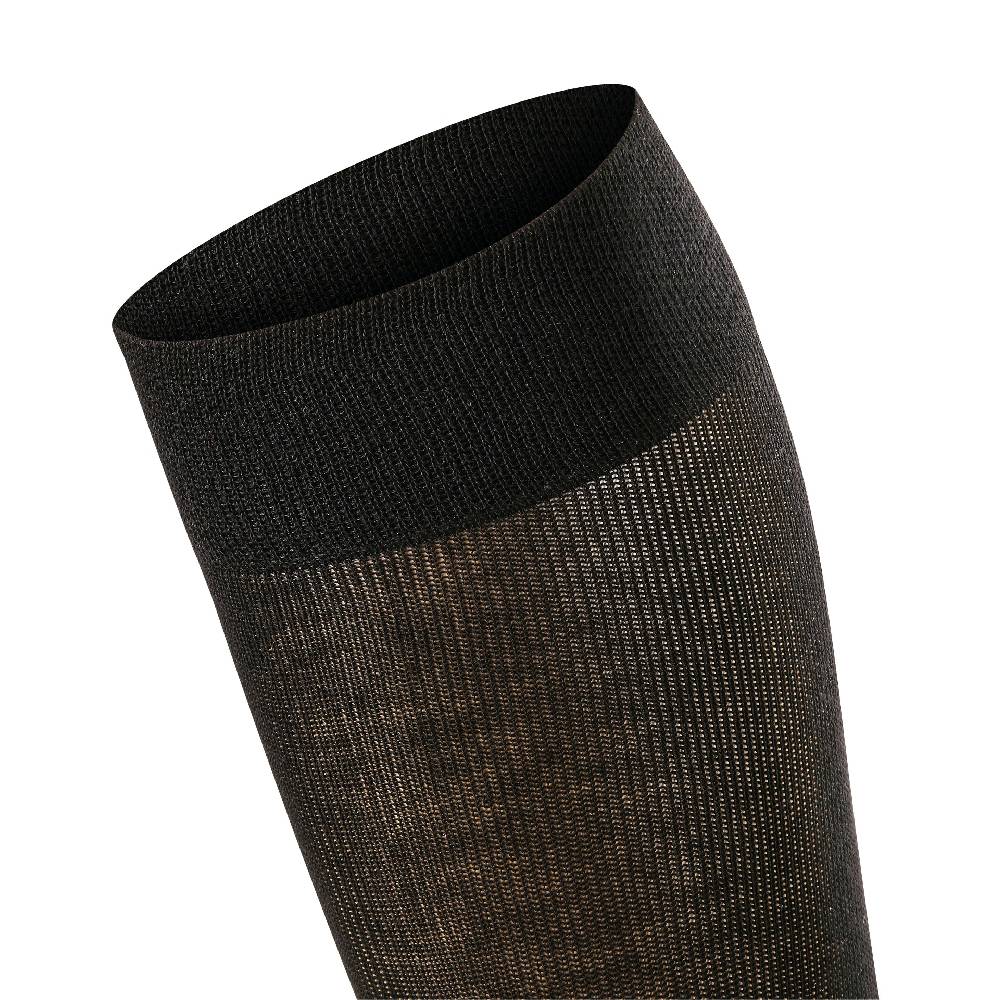 Falke Sensitive London Knästrumpor Dam Bomull Svart 1-pack