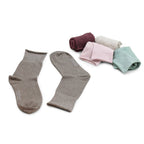 Sensitive-meadow-bomullstrumpor-platta-sommar-5-pack