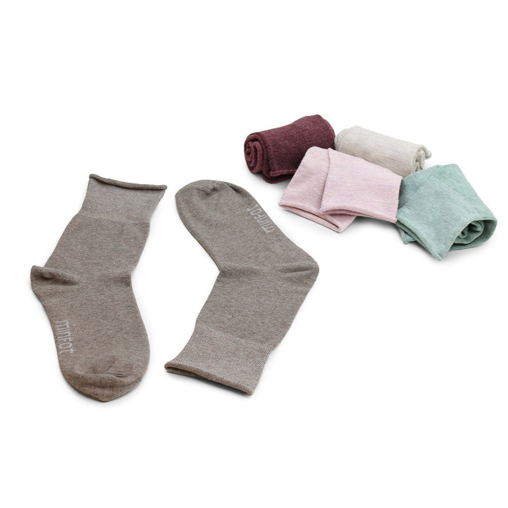 Sensitive-meadow-bomullstrumpor-platta-sommar-5-pack