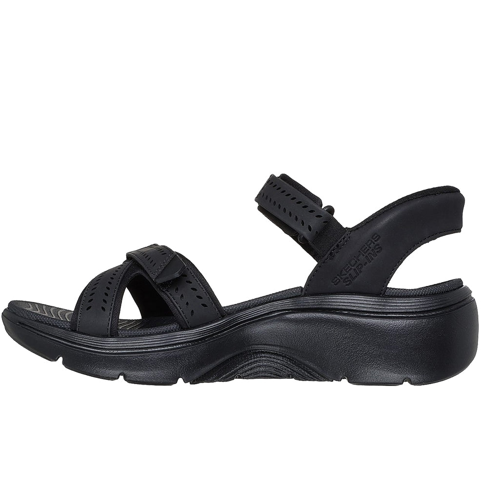 Skechers Sandaler Go Walk Arch Fit 2.0 Slip-Ins Dam Svart