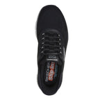 Skechers Mens D Lux Walker 2.0 Slip-Ins Black Grey