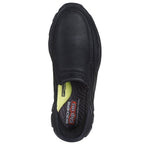 Skechers Mens Slip-Ins Relaxed Fit Leather Black