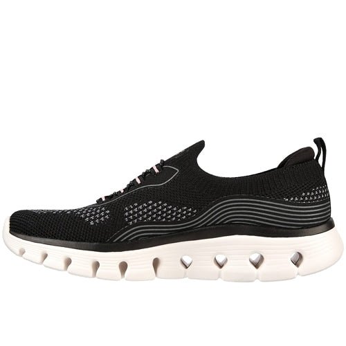 Skechers Womens Go Walk Glide Step Black Pink