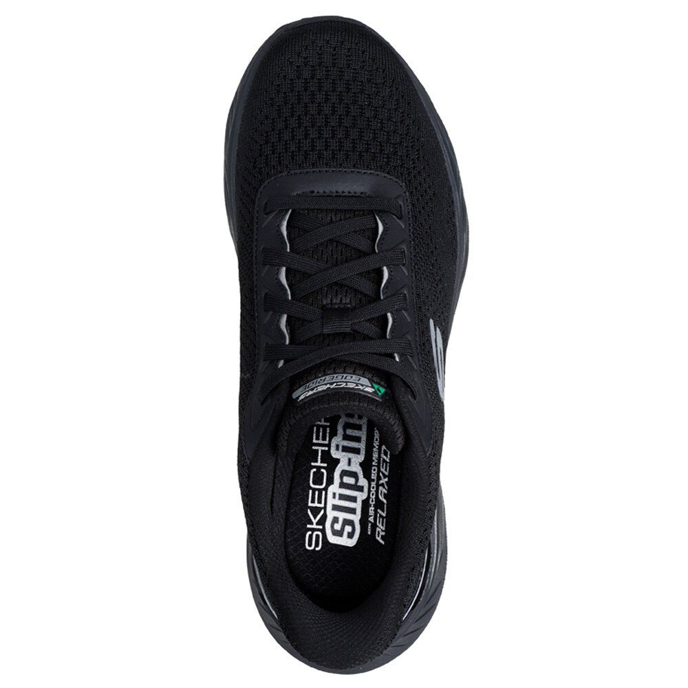 Skechers Mens Relaxed Fit Slip-Ins Black