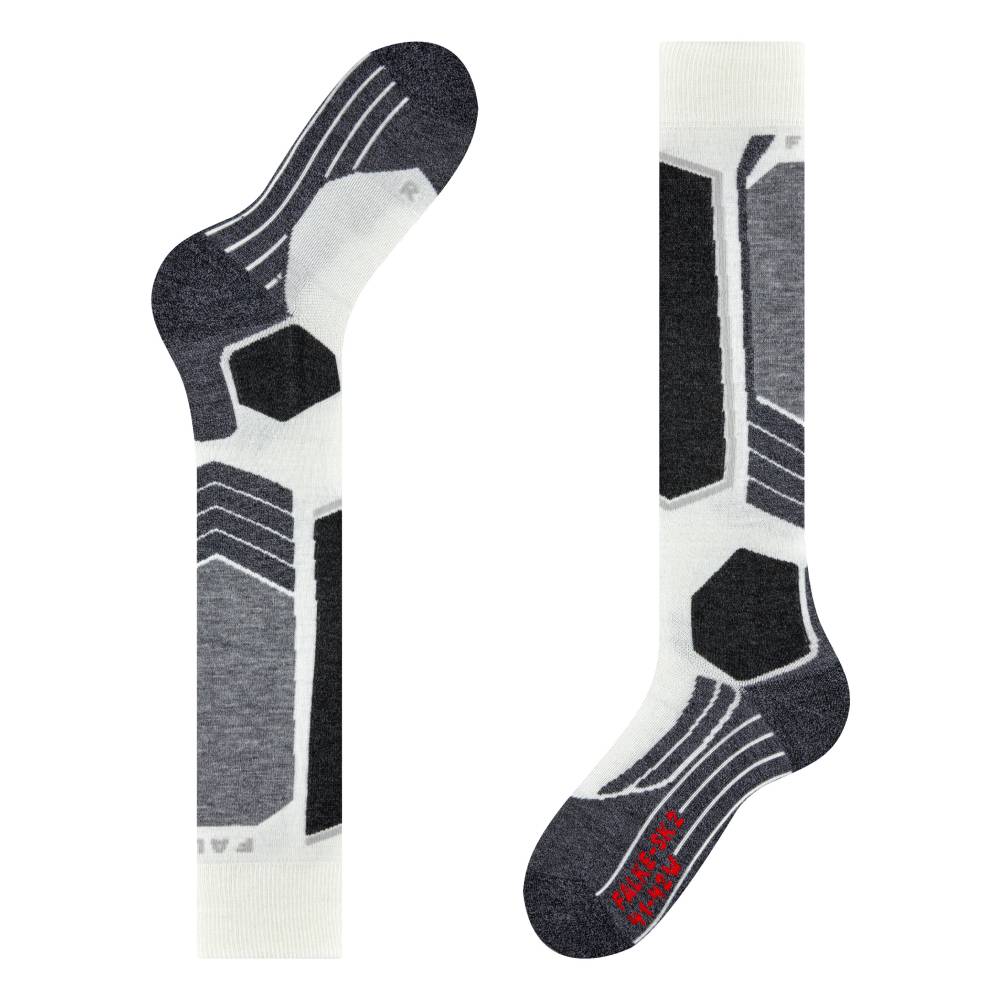 Falke SK2 Skidstrumpor Dam Vit Svart 1-pack