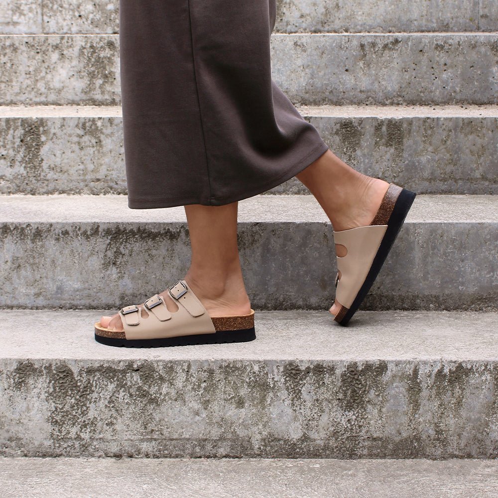 Minfot Sandaler Bio Skinn Stone