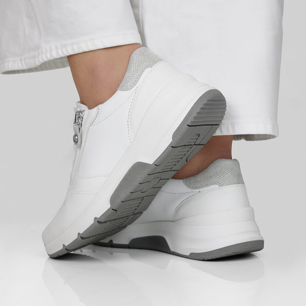 Minfot Softrole Lux Sneakers Dam Stretch Vit