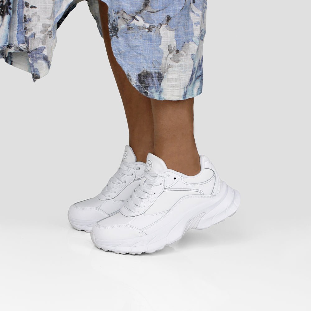 Minfot Sneaker Joy Dam Läder Vit