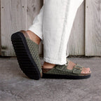 Minfot Daisy Sandaalit Naisten Mokka Vihreä