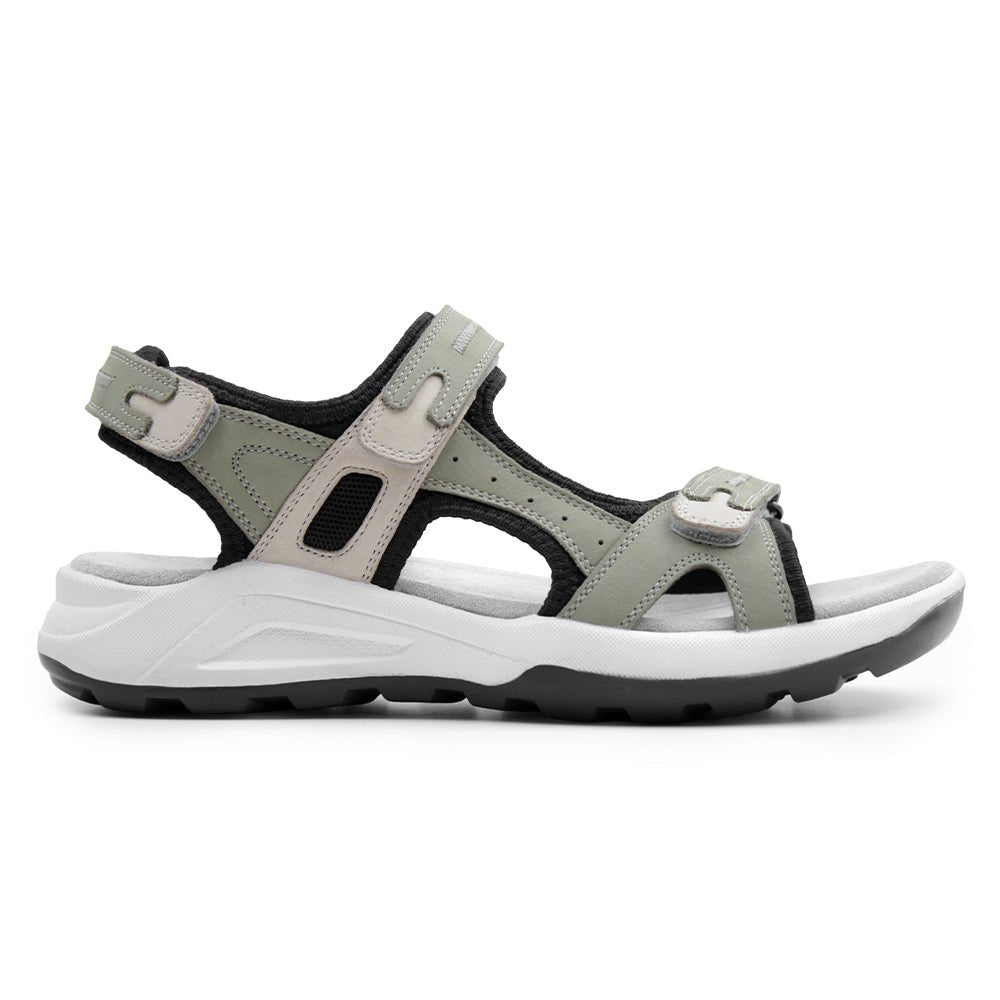 Minfot Nyhamn Sandaler Dam Green Beige