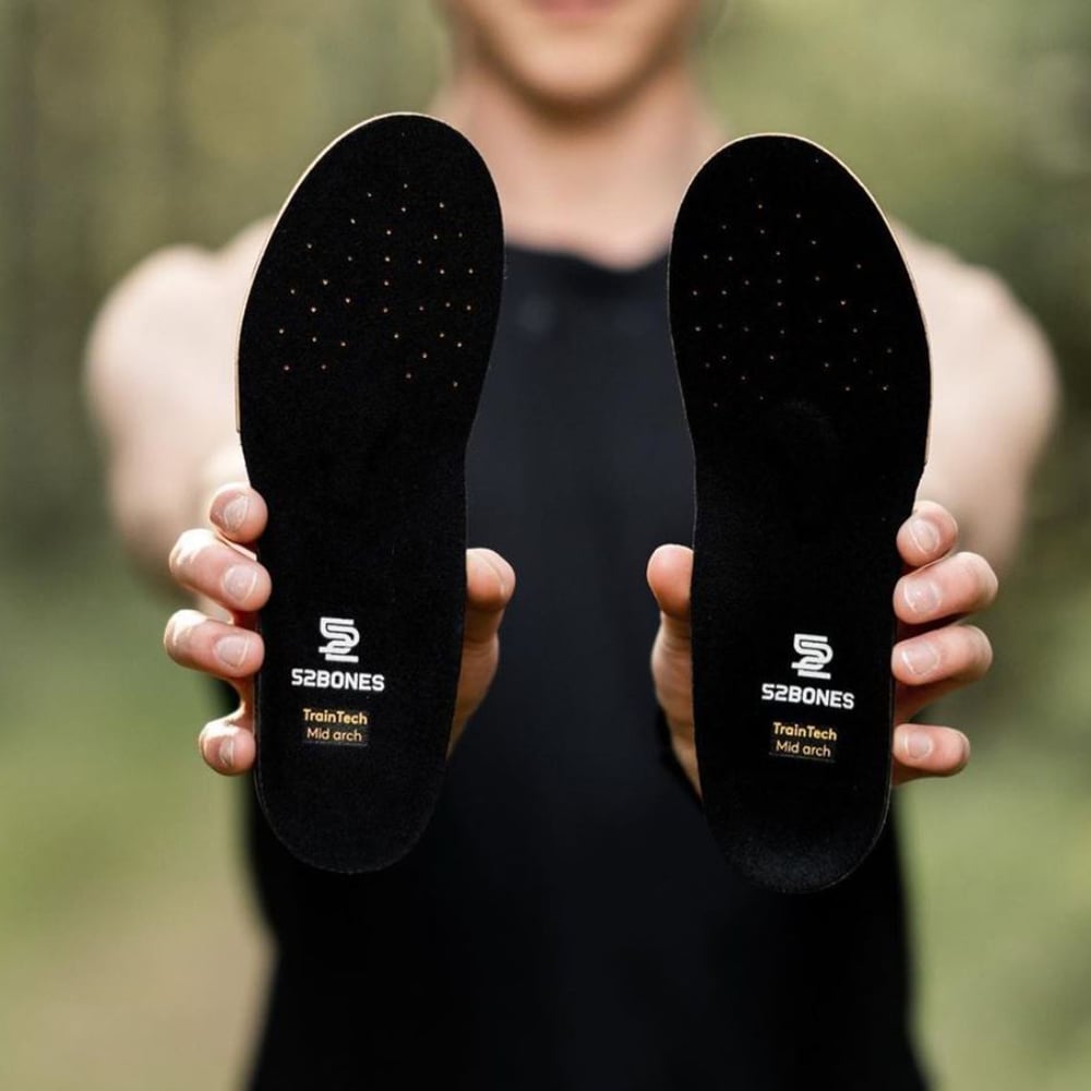 52BONES Traintech Mid Sulor Bambu Viskos Neutralt Fotvalv