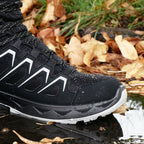 Minfot Stride Mid Kengät Unisex Vedenpitävä TEX Musta