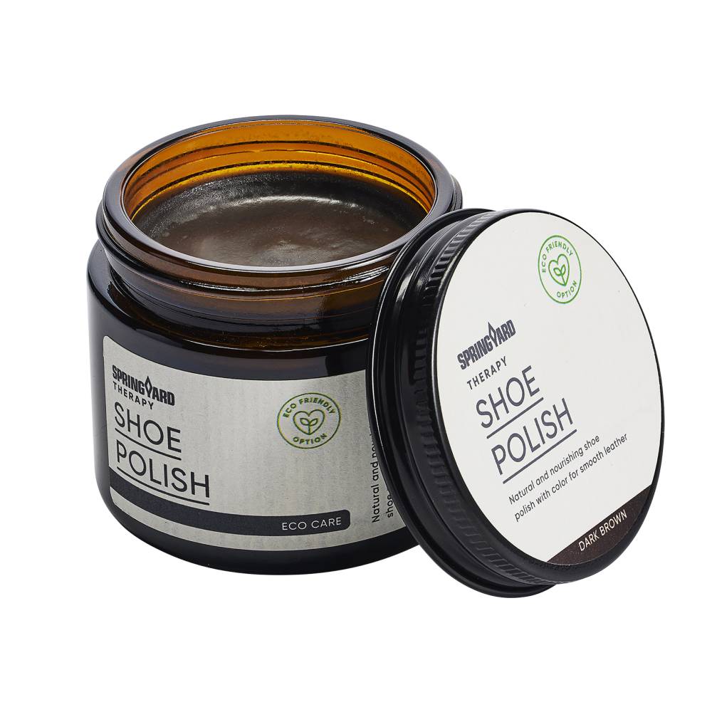Springyard Shoe Polish Skokräm Läder Mörkbrun