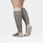 Minfot Tukisukat Puuvilla Leopardi Beige 1-pakkaus