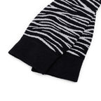 Minfot Tukisukat Bambu Zebra Mustat 1-pakkaus