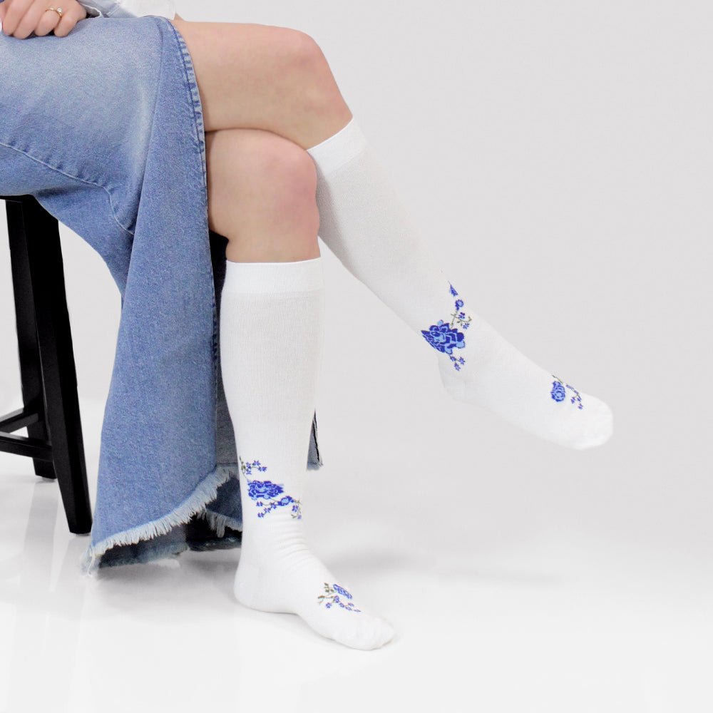 Minfot Flawless Stödstrumpor Eco Bomull Colibri 3-pack