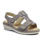 Suave Sandaler Dam Extra Bred Mocka Beige Tenn