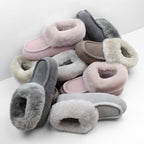 Minfot Fårskinnstofflor Sunne Grafit Grå Mocka