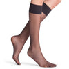 Falke Pure Matt Knästrumpor Dam Nylon 20 den Svart 1-pack