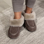 Minfot Fårskinnstofflor Sunne Taupe Mocka