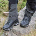 Minfot Trex Vandringskängor Unisex Vattentät TEX Läder Svart