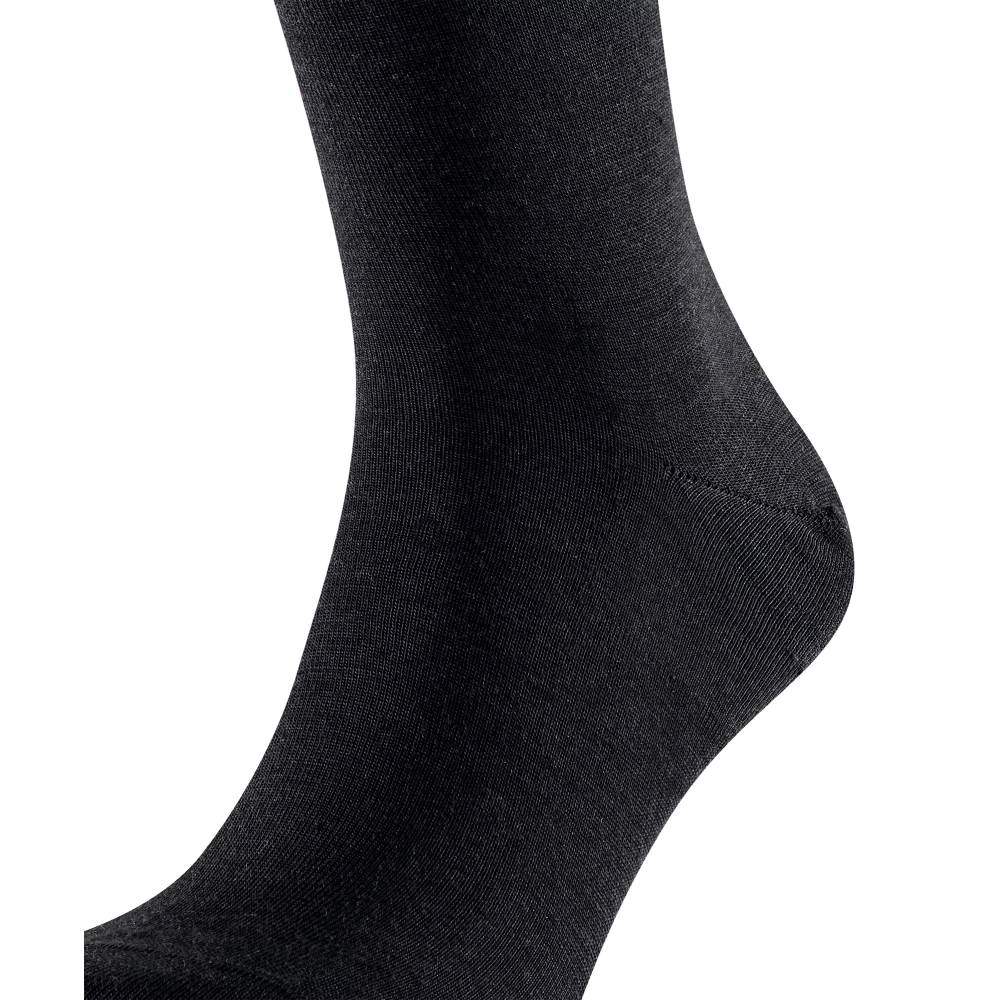 Falke Airport Knästrumpor Herr Merinoull Svart 1-pack