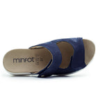Minfot Sandaali Komfort Bea Stretch Nubukki Navy
